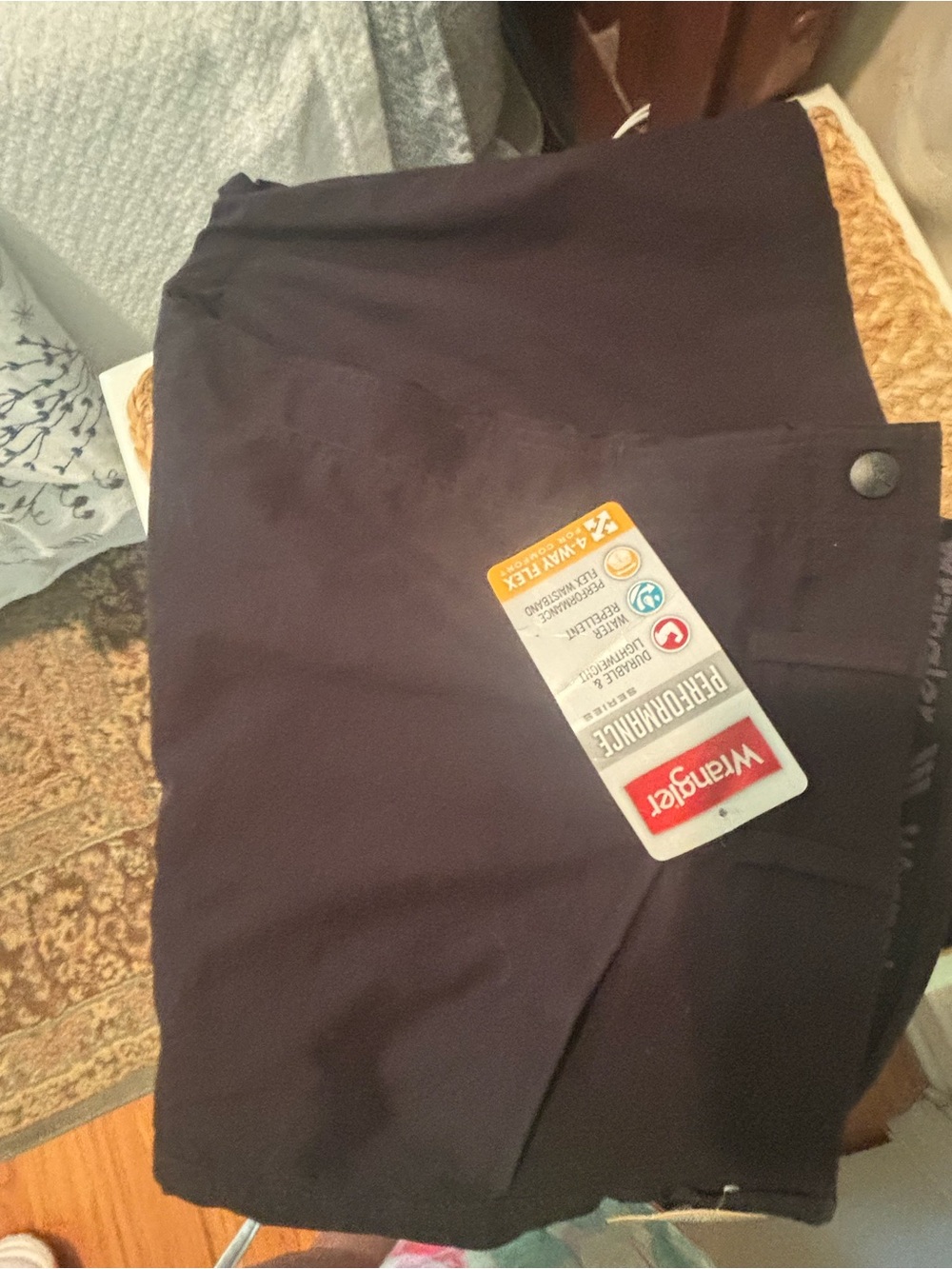 Wrangler Black Active Shorts with Pocket